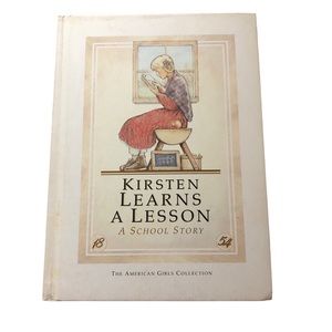1986 Hardcover Kirsten Learns Lesson School Story American Girl Pleasant Company